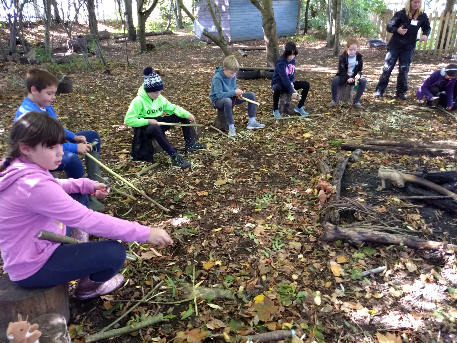 Year 6 Forest School Autumn 2018 West Byfleet Junior School